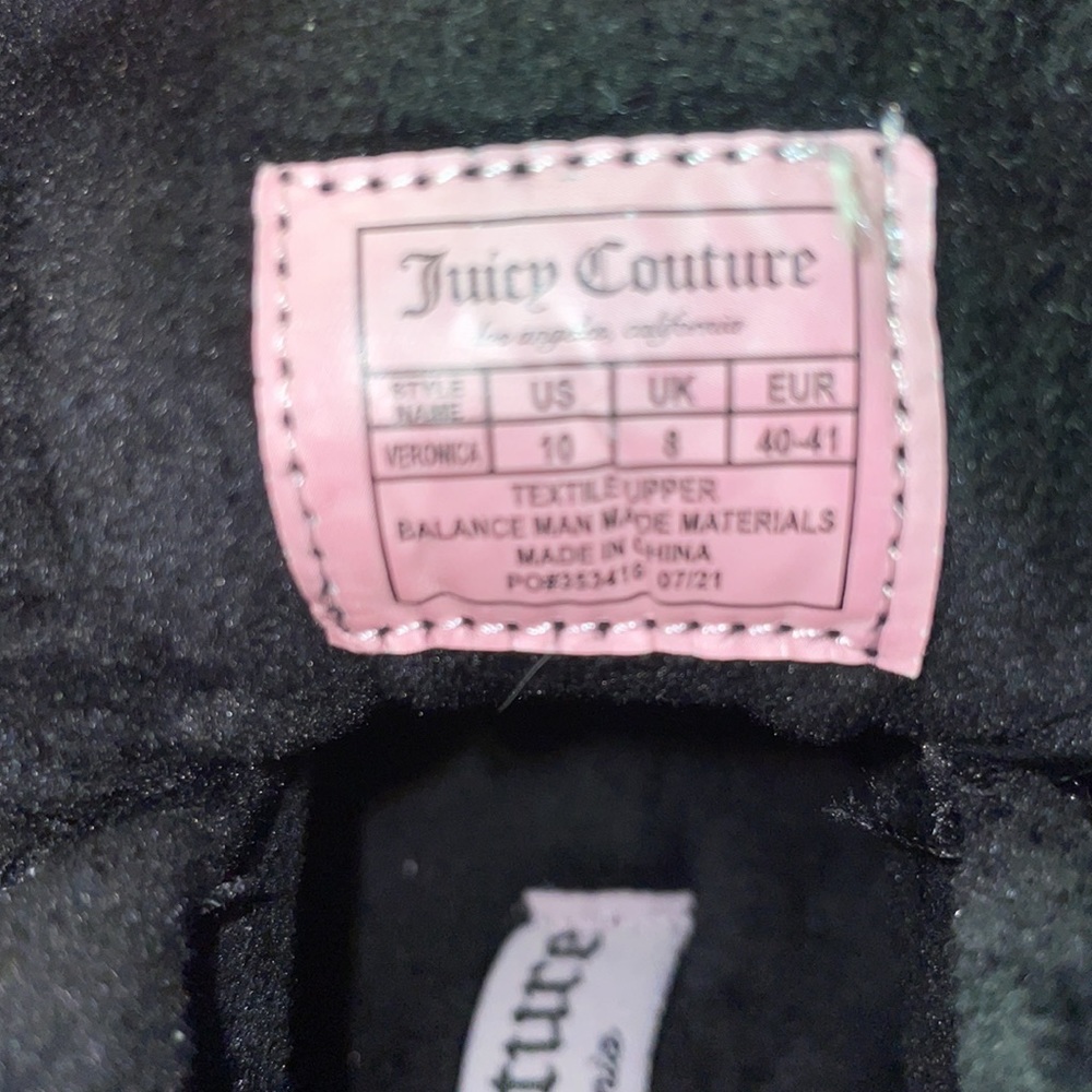 Juicy Couture Velcro closure Snow boots size 10 - Picture 6 of 6